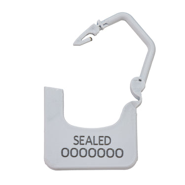 VersaAirPadlock - Plastic Padlock Security Seal - Sealed White
